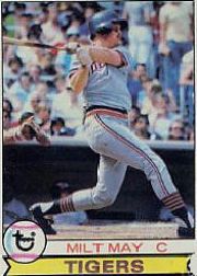 1979 Topps Baseball Cards      316     Milt May